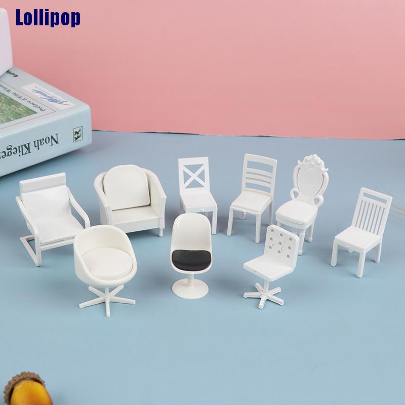 Mô hình ghế ngồi tỉ lệ 1:20 trang trí nhà búp bê