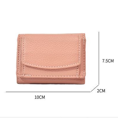 Ví da KAITIFEI dáng ngắn mini thời trang cho nữ