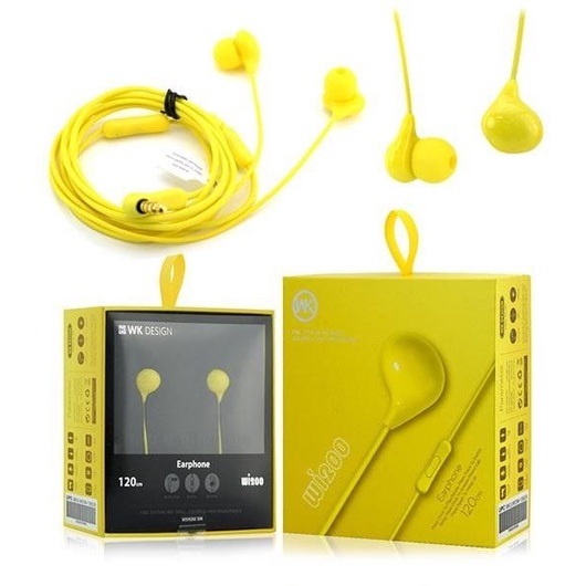 ❤Dễ thương - Chính hãng❤ Tai Nghe Nhét Tai thời trang cao cấp Remax WK  Wekome Wi200 YA08, Jack cắm 3.5mm