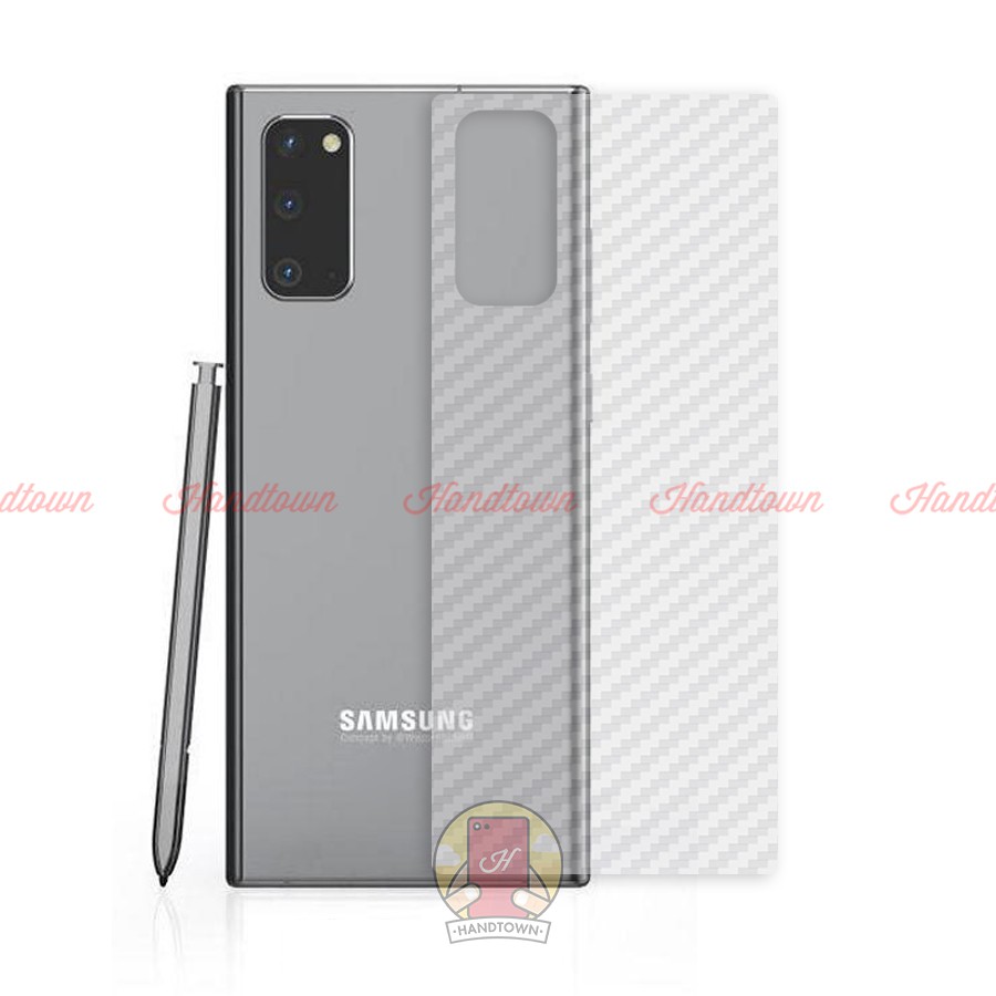 Miếng dán lưng cacbon Samsung Galaxy Note 20 / Note 20 5G / Note 20 Ultra / Note 20 Ultra 5G
