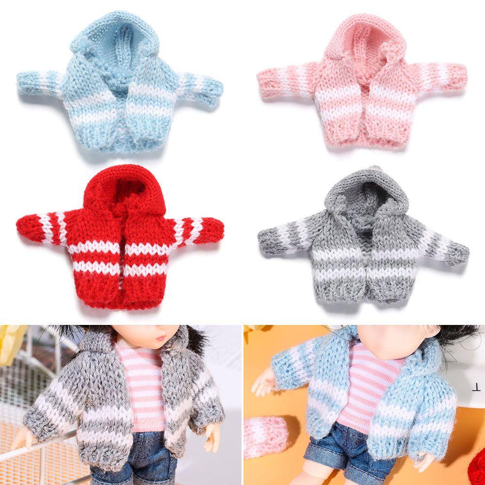 Layor1 Áo Sweater Dệt Kim Mini DIY Nhiều Màu Sắc Giản Dị Dành Cho Búp Bê Trẻ Em