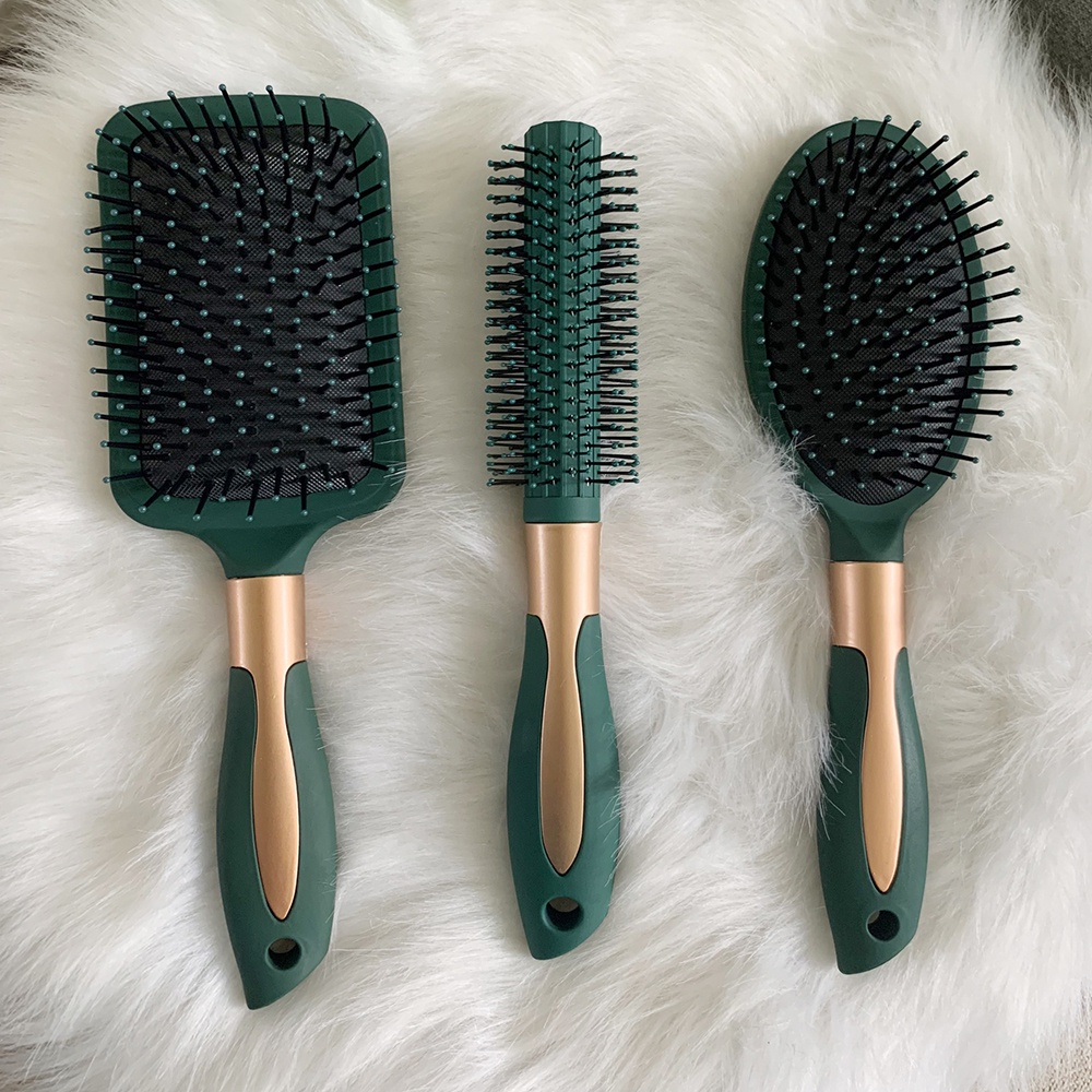Lược Chải Gỡ Rối Tóc, Massage Da Đầu Xanh YueGe Cao Cấp