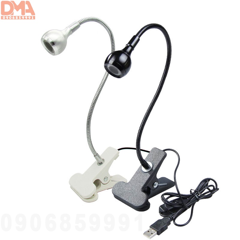 Đèn rọi trang trí,đèn led kẹp đọc sách nguồn USB