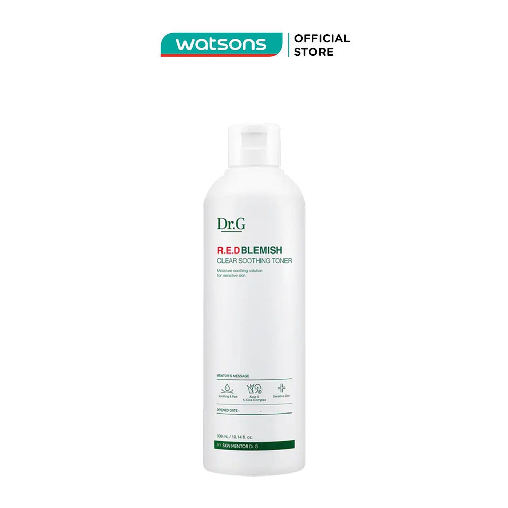 Nước Hoa Hồng Dr.G R.E.D Blemish Clear Soothing Toner 300ml