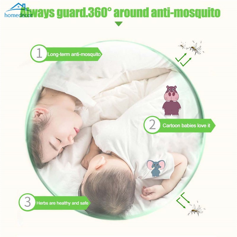 HD 36Pcs/Pack Mosquito Repellent Patches Stickers Natural Non Toxic Keeps Insects Far Away