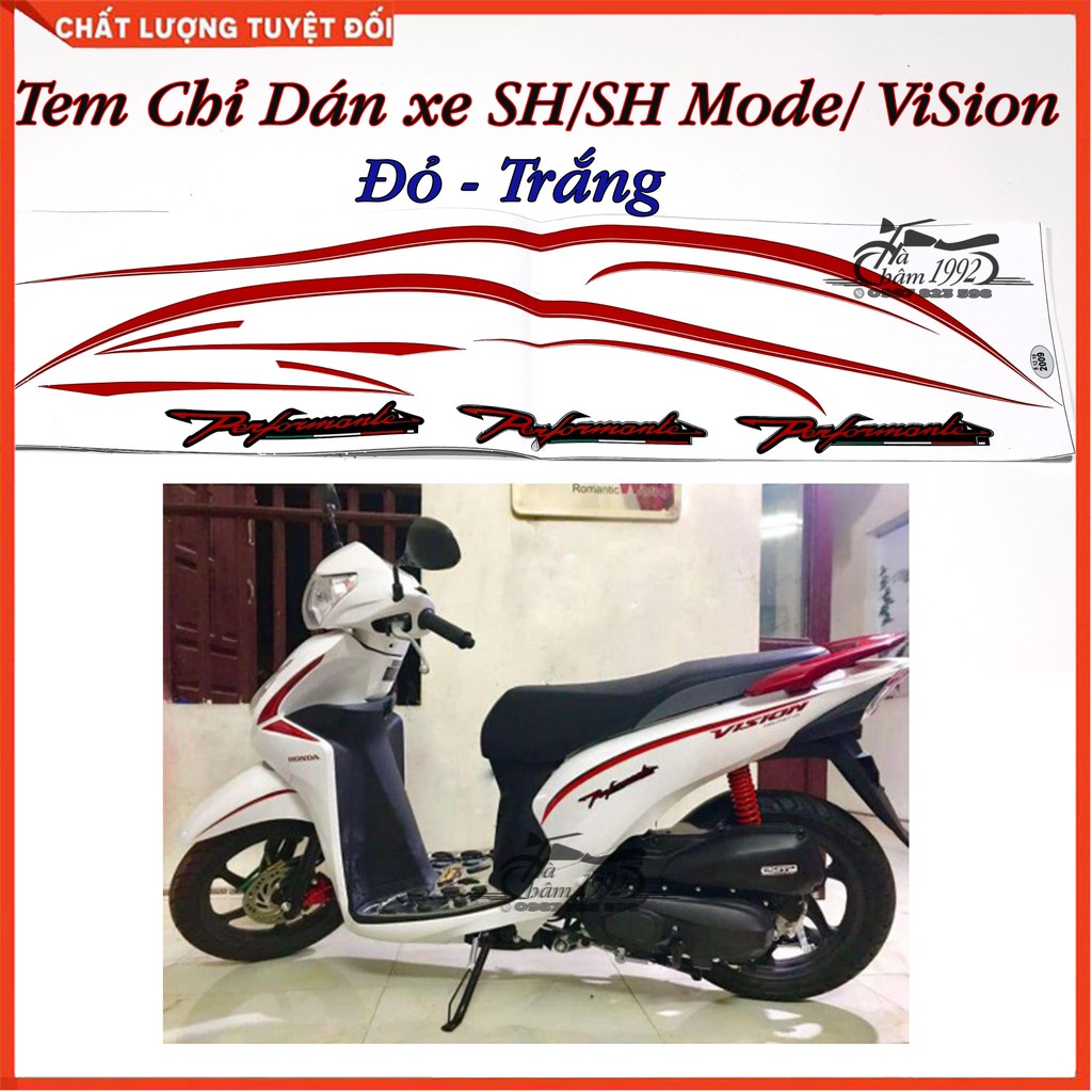 🛵 Tem Chỉ Performent Dán SH. SH Mode, Vision 🛵