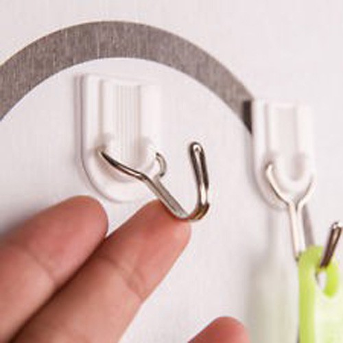 Set 6 Móc Treo Đồ Tự Dính Dán Tường Tiện Dụng Đa Năng