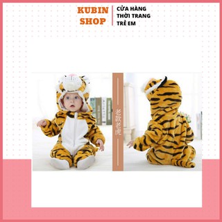Body lông cho bé CAO CẤP - Đồ bộ hình thú dài tay bé từ 4-16kg