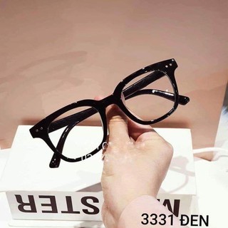 Kính cận nam nữ cá tính, gọng kính cận vuông cao cấp 3331