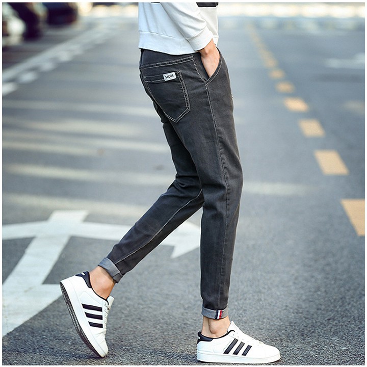 Quần jean đũng rộng co giãn LK512 390k 195k
