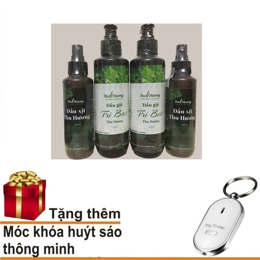 DẦU GỘI ĐẦU THẢO DƯỢC ĐEN TÓC ĐÔNG Y THU HƯƠNG + TẶNG MÓC KHÓA HUÝT SÁO