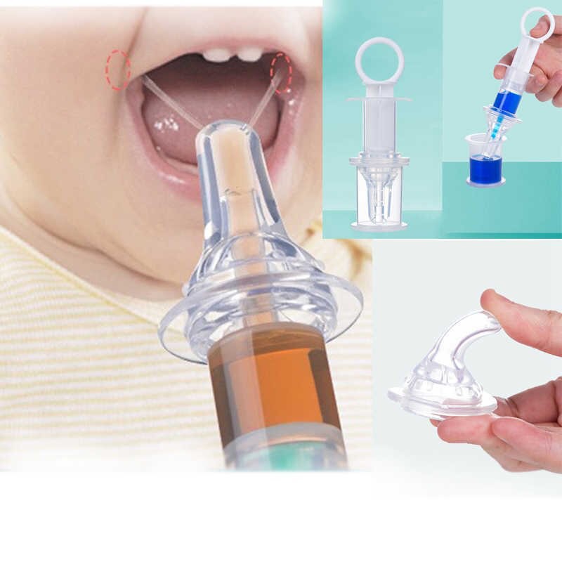  Dụng cụ cho bé uống thuốc có đầu silicon an toàn (dạng xilanh)