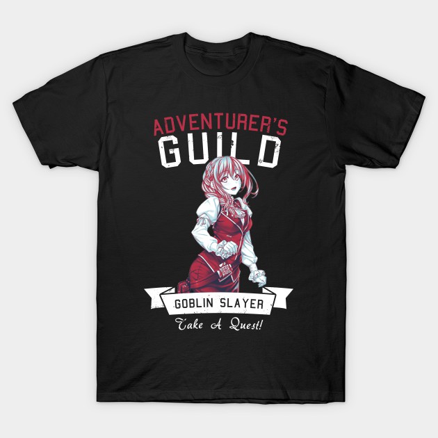 áo thun in hình adventurers-guild-girl-goblin-slayer-anime-shirt hot