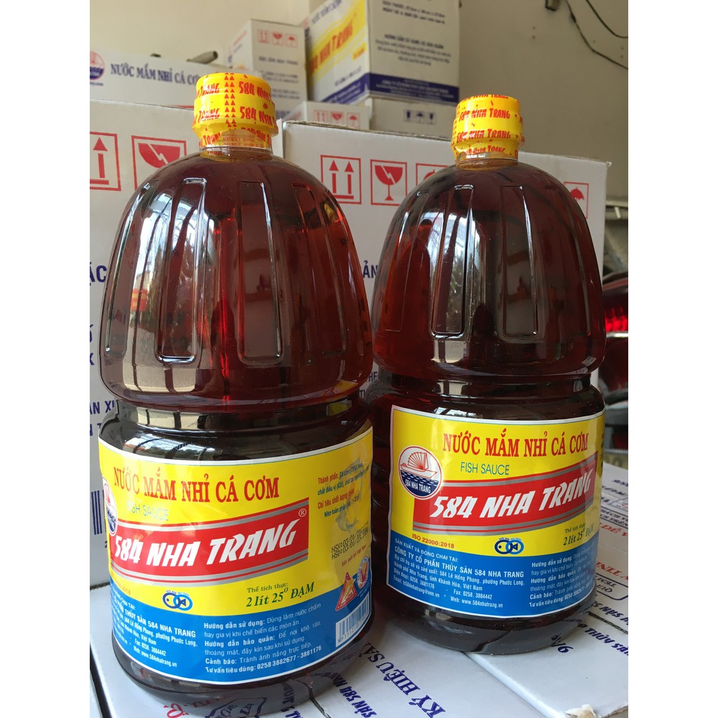 Nước mắm 584 Nha Trang 25 độ đạm can 2l (mã sản phẩm P225) - nước mắm ngon chuyên sử dụng trong các nhà hàng, quán ăn | BigBuy360 - bigbuy360.vn