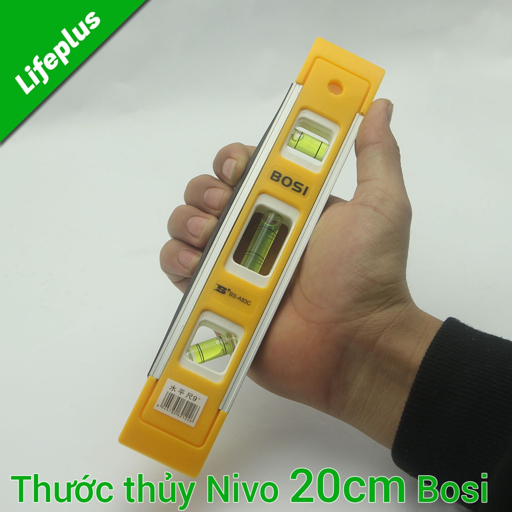 Thước thủy nivo từ 20cm Bosi BS-A93C