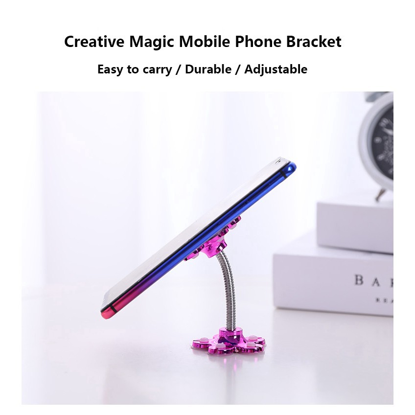 🌟SIÊU RẺ🌟 Đế hút giữ điện thoại, IPAD tiện dụng cho xe ô tô, bàn, bề mặt phẳng, thiết kế hình bông hoa cúc độc đáo | BigBuy360 - bigbuy360.vn