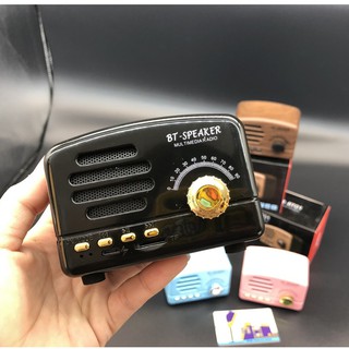Loa Bluetooth không dây mini phong cách cổ điển