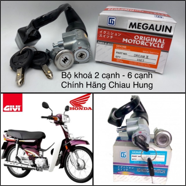 Bộ khoá Dream 2 cạnh - 6 cạnh Chính Hãng Chiau Hung -Mẫu D5