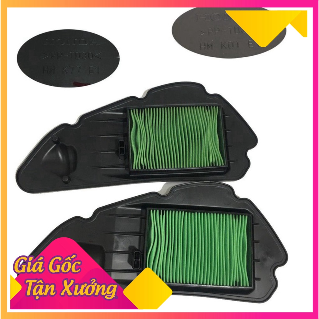 Lọc gió SH việt nam 2012-2016 VÀ 2017-2019 honda chính hãng (Ảnh Sp thật)