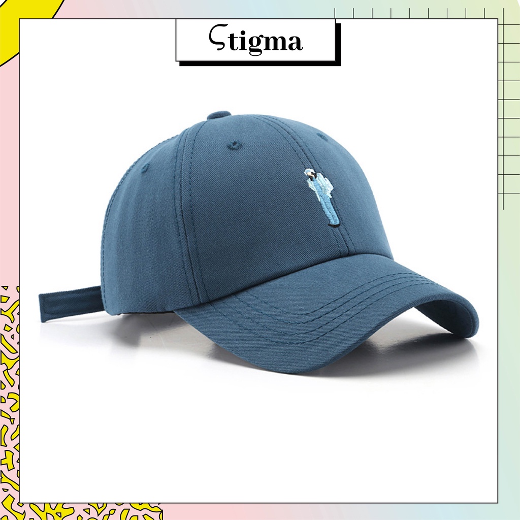 Mũ Lưỡi Trai Nam Nữ nhiều màu, Nón Kết Logo hình Thêu phong cách Unisex Hàn Quốc - Stigma