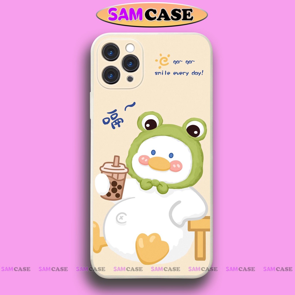 Ốp lưng điện thoại iPhone cặp đôi Cute cạnh viền vuông silicon dẻo bảo vệ cam ip 6/6s/7/8/X/XS/XR/11/12/13 Pro Plus Max
