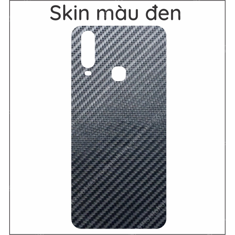 Miếng dán mặt lưng skin carbon Vivo Y12 / Y15 / Y17 / Y19