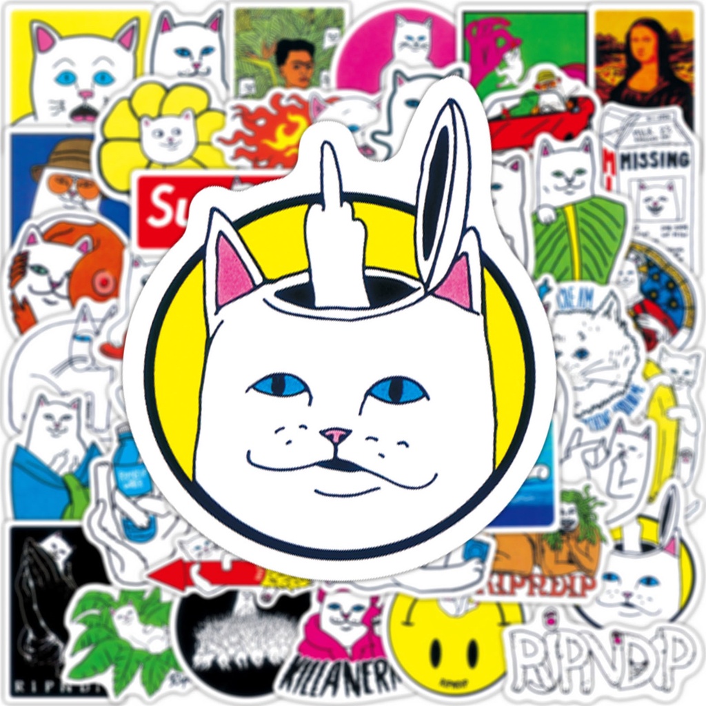 Bộ 100 Cái / Bộ ❉ Hình Dán Ripndip ❉ Miếng Dán Chống Thấm Nước Thời Trang