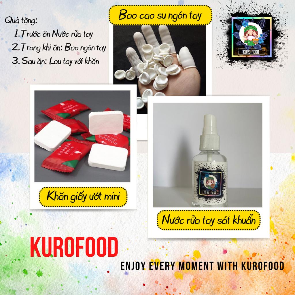 Đồ ăn vặt - Rong Biển Cháy Tỏi Loại 1 Kèm Quà + Hoàn Tiền - KuroFood