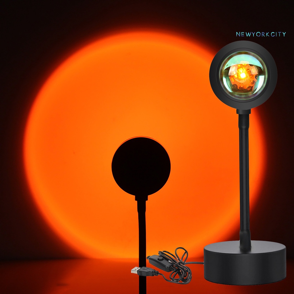 Đèn LED USB Chiếu Hoàng Hôn Lãng Mạn Trang Trí Phòng Ngủ