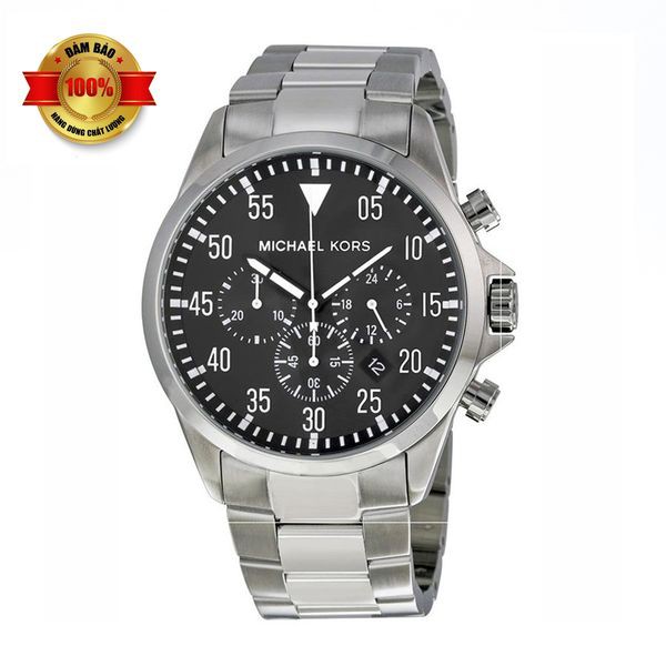 Đồng Hồ Nam Michael Kors MK8413 - Dây Kim Loại - Đánh Dấu Phút Tại Các Mốc Giờ