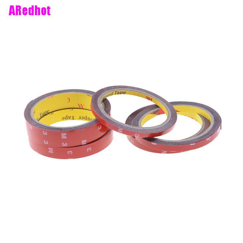 Cuộn băng keo acrylic 2 mặt độ dính cao màu đỏ nhiều kích cỡ