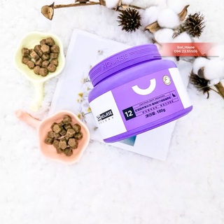 Viên mềm dưỡng lông, ngăn ngừa rụng lông và phục hồi da nấm cho mèo Nourse 12 (180gram)