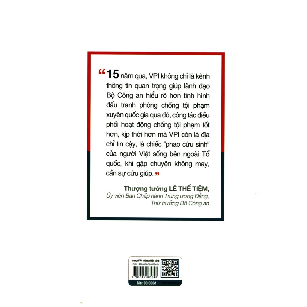 Sách Interpol Việt Nam những chiến công VPI. COM