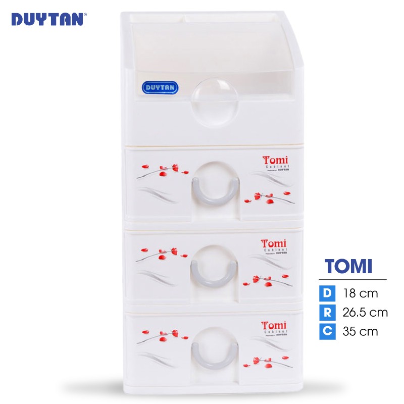 Tủ nhựa Duy Tân Tomi - 4 ngăn - Nhiều màu