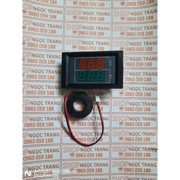 Đồng Hồ Hiện Thị Thông Số Ampe Và Vôn Cho Lioa Đời Mới Dùng Cho Dòng Điện Xoay Chiều Dòng Lớn Nhất 100A