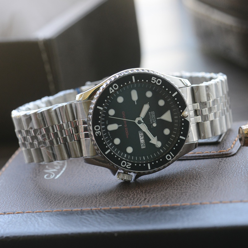 Đồng hồ đeo tay Seiko 5 SKX007 chống thấm nước thời trang cho nam