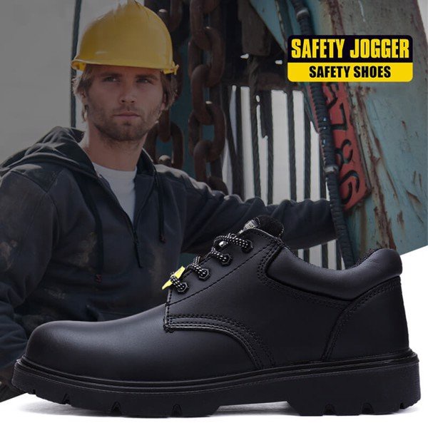 Giày Da Bảo Hộ Không Kim Loại Jogger X1110 S3 SRC Chống Nước, Chống Đinh