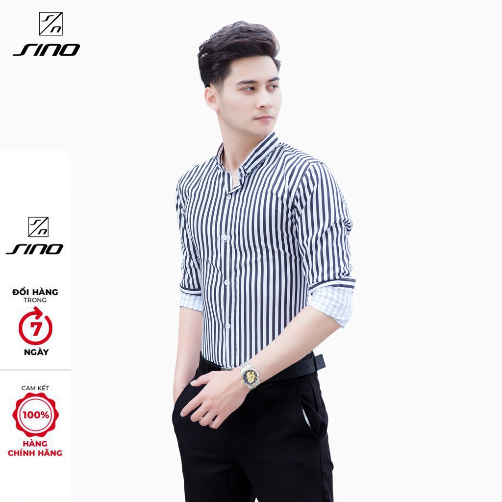 Áo Sơ Mi Nam Dài Tay Thời Trang - Thiết Kế Theo Style Cao Cấp