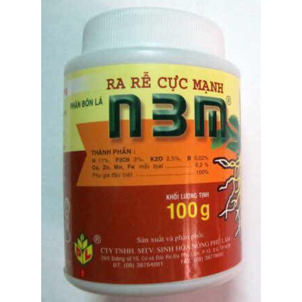 Hộp Phân Bón Lá N3M 100gr - Ra Rễ Cực Mạnh