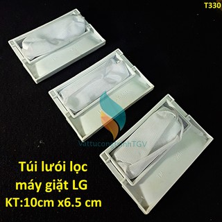Bộ 3 túi lưói lọc thay thế cho máy giặt LG (KT:10 cm x 6.5 cm)