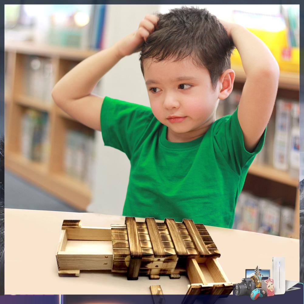 Đồ Chơi Mở Hộp Gỗ Kích Thích Trí Não Cho Bé