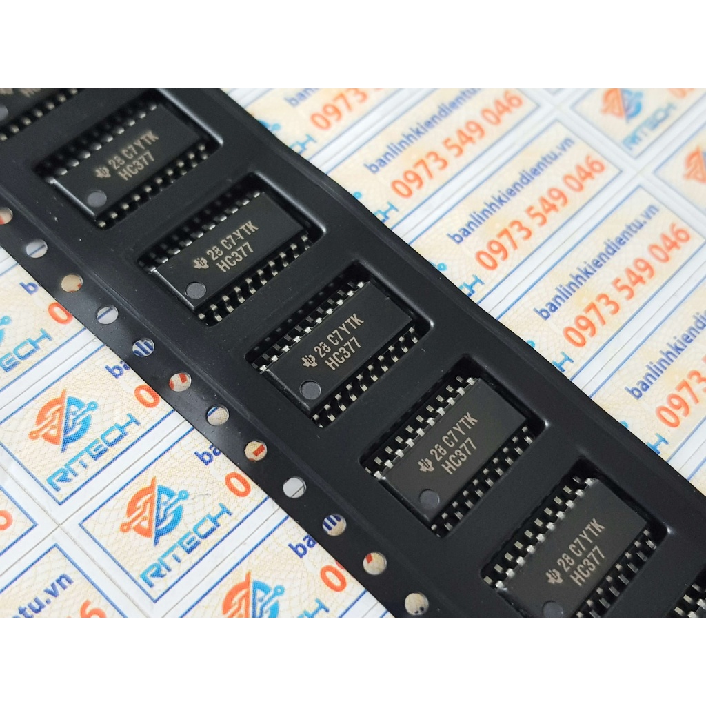 [Combo 5 chiếc] 74HC377D SOP20 5.2mm IC số