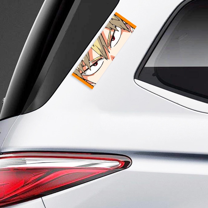 1 Nhãn Dán Trang Trí Thân Xe Hơi Họa Tiết Đôi Mắt Hai Chiều Kiểu Nhật Bản Dành Cho Honda