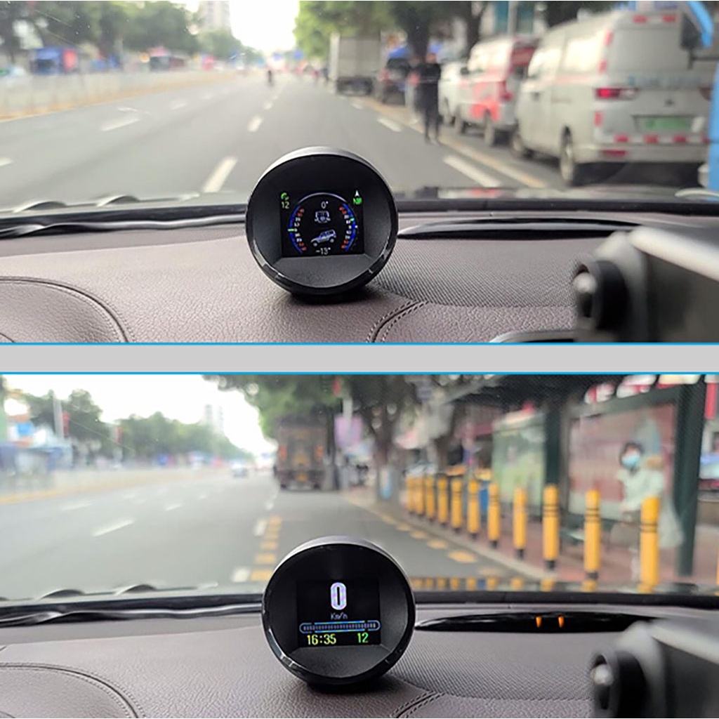 Màn Hình Hiển Thị Tốc Độ Đa Năng HUD GP11 Cao Cấp (GPS, nguồn USB) Dùng Cho Mọi Dòng Ô Tô Xe Hơi - Phiên Bản 2022
