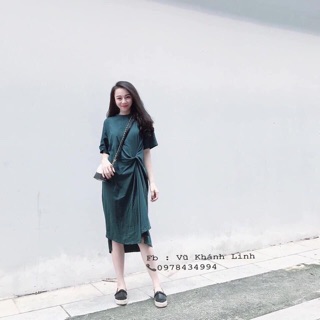 Váy xoắn eo
