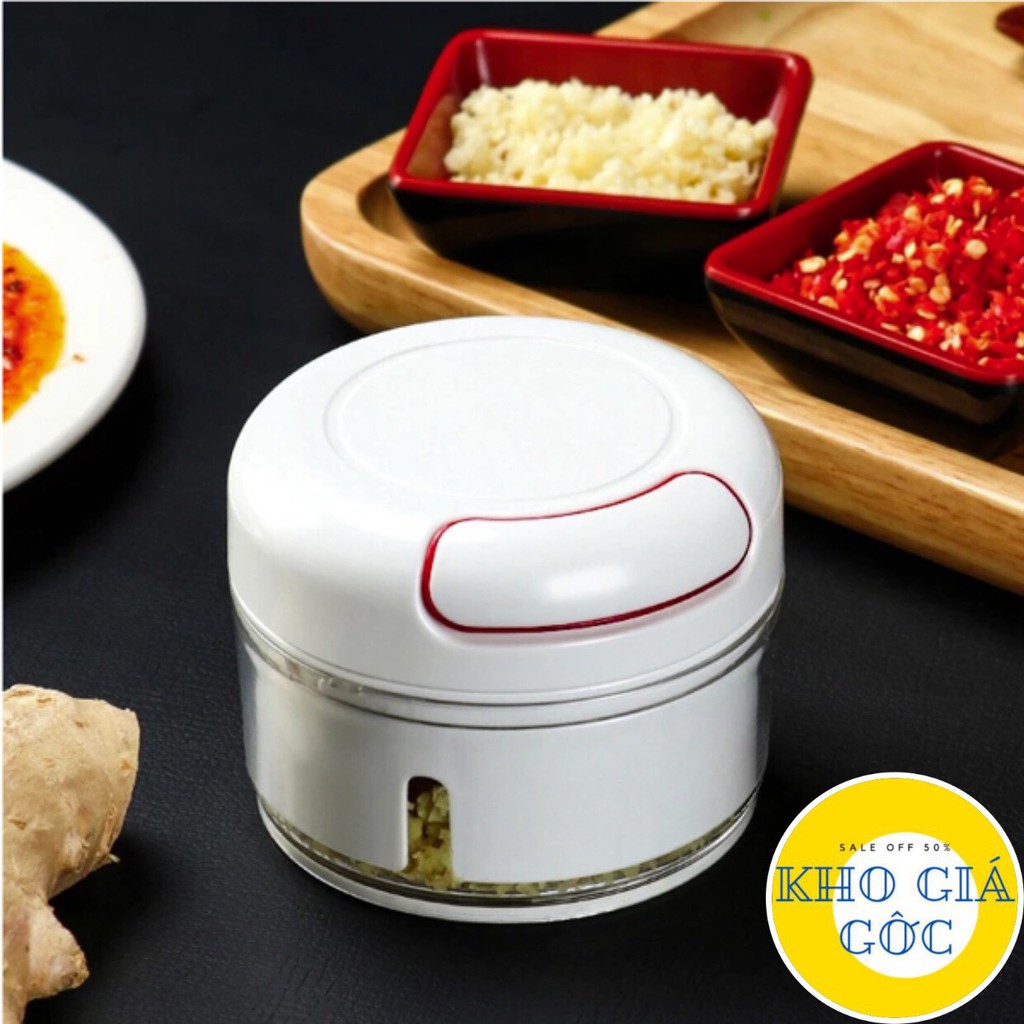 [Mã LIFEHLSALE2 giảm 10% đơn 0Đ] Dụng cụ xay tỏi ớt cầm tay Mini Food