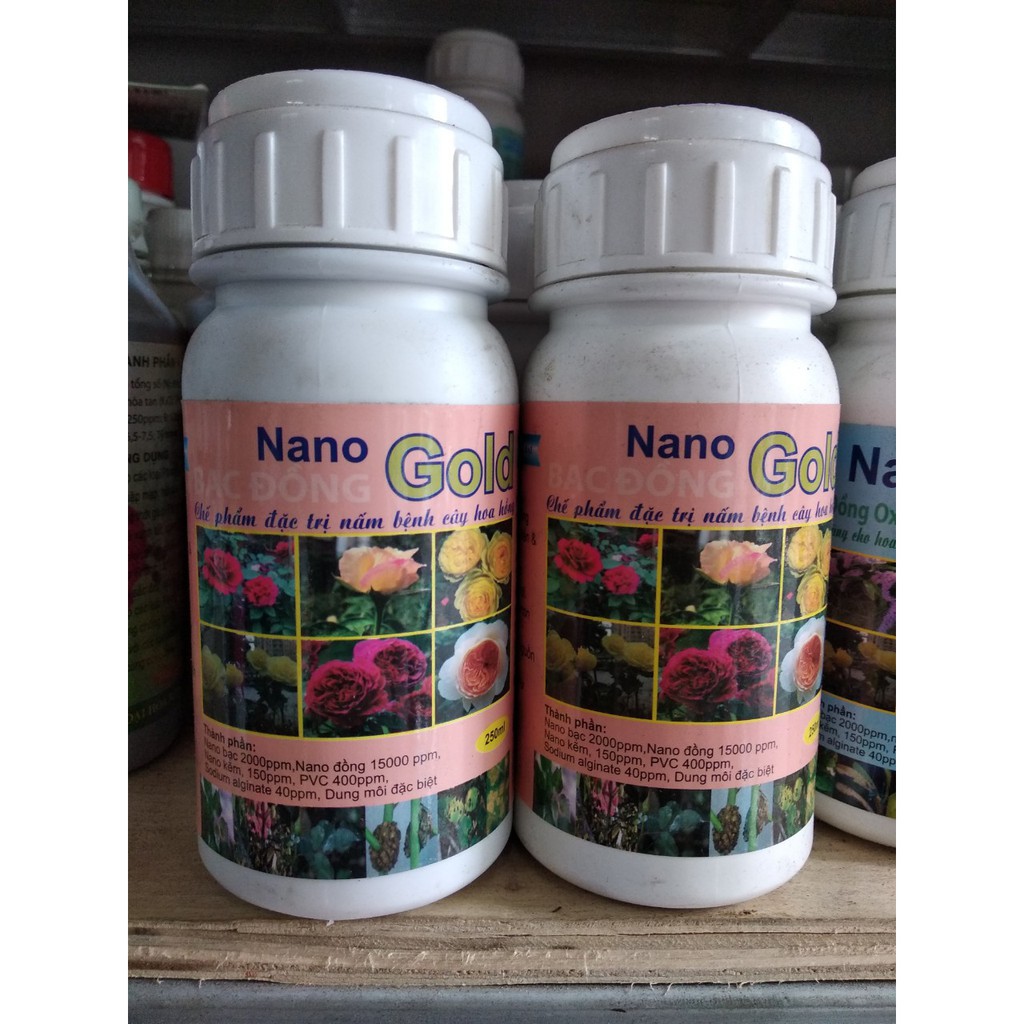 Bán Nano gold bạc đồng - Đặc trị nấm bệnh cho hoa hồng hàng nhập, phân phối trong nước bởi thietbinhavuon.