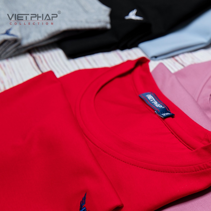 Áo Thun T-Shirt Nam cao cấp VIỆT PHÁP / Form Body - Chất liệu cotton co dãn thấm hút mồ hồi tốt 503