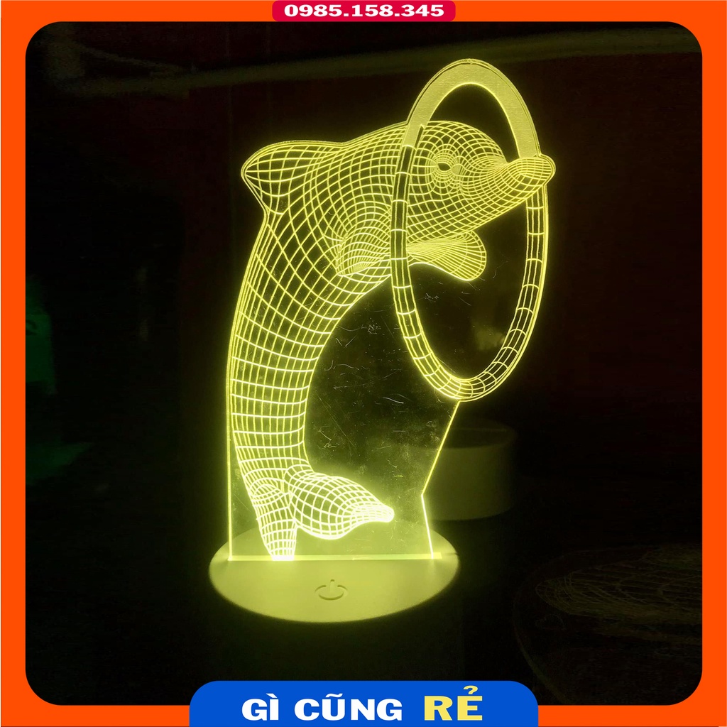 Đèn ngủ 3D LED hình con vật- Món quà tặng độc đáo, dễ thương