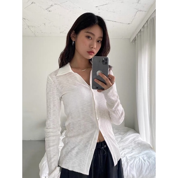 •PRE-ORDER• ÁO SƠMI DÀI TAY BÓ EO